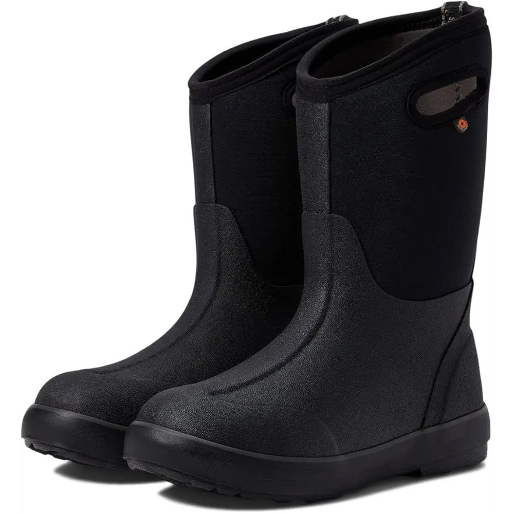 Youth Black Bogs Waterproof Boots (6)